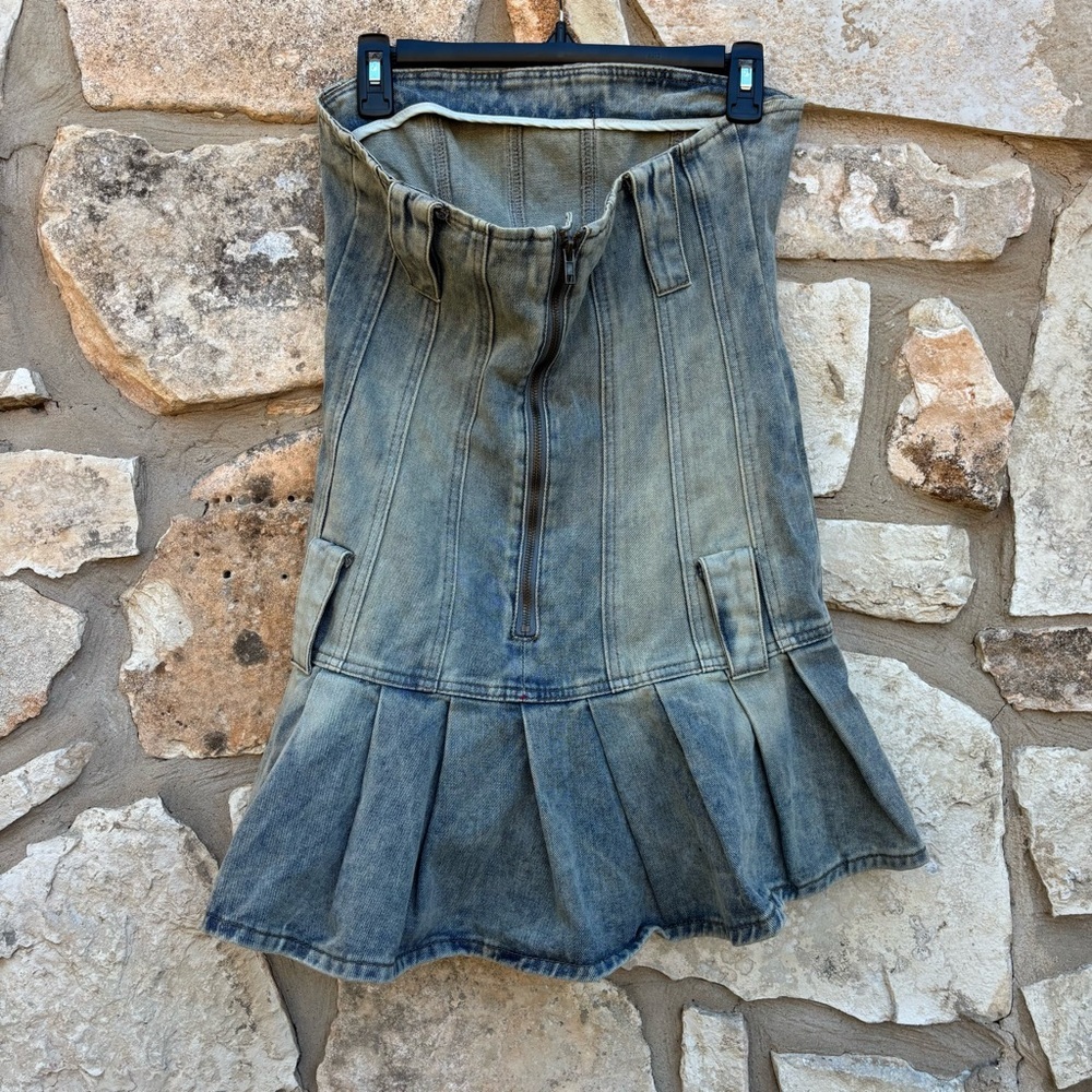 Jaded london denim mini dress size us 8 - Picture 4 of 5